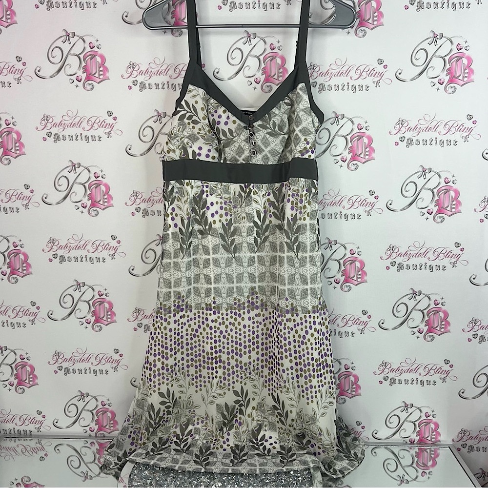 Vero Moda dress floral flowers bustier White and Pink Patterned Dress